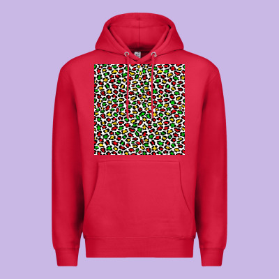 Christmas Leopard Premium Hoodie Designed By Fadigitalartstudio