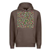 Coffee christmas leopard Premium Hoodie - FaDigitalArtStudio