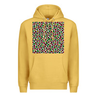 Antique Gold christmas leopard Premium Hoodie - FaDigitalArtStudio