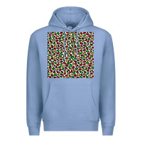 Colony Blue christmas leopard Premium Hoodie - FaDigitalArtStudio