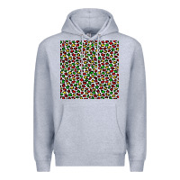 Heather Grey christmas leopard Premium Hoodie - FaDigitalArtStudio