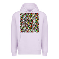 Lilac christmas leopard Premium Hoodie - FaDigitalArtStudio