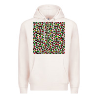 Pale Pink christmas leopard Premium Hoodie - FaDigitalArtStudio