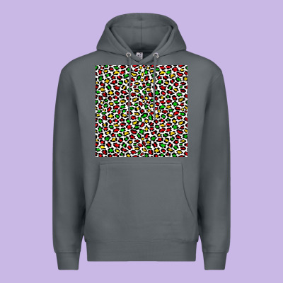 Christmas Leopard Premium Hoodie Designed By Fadigitalartstudio