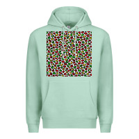 Seafoam christmas leopard Premium Hoodie - FaDigitalArtStudio