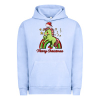 Pigment Grape Ice merry christmas unicorn Urban Hoodie - FaDigitalArtStudio
