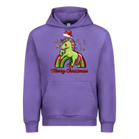 Tulip merry christmas unicorn Urban Hoodie - FaDigitalArtStudio