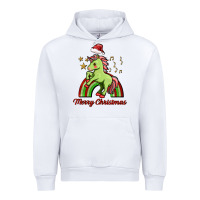 White merry christmas unicorn Urban Hoodie - FaDigitalArtStudio