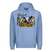 Colony Blue blessed Premium Hoodie - CowhideDigitalArt