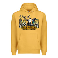 Mustard blessed Premium Hoodie - CowhideDigitalArt