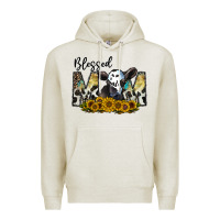 Oatmeal Heather blessed Premium Hoodie - CowhideDigitalArt