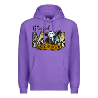 Purple blessed Premium Hoodie - CowhideDigitalArt