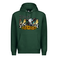 Sports Green blessed Premium Hoodie - CowhideDigitalArt