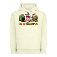 Pigment Pistachio mexican día de los muertos coffee cups Urban Hoodie - FaDigitalArtStudio