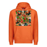 Carrot christmas leopard chicken Premium Hoodie - FaDigitalArtStudio