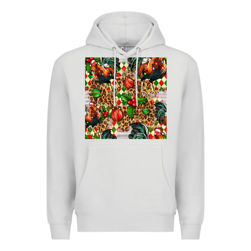 Christmas Leopard Chicken Premium Hoodie by FaDigitalArtStudio | Teevron