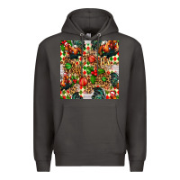 Smoke christmas leopard chicken Premium Hoodie - FaDigitalArtStudio