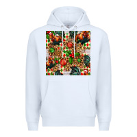 White christmas leopard chicken Premium Hoodie - FaDigitalArtStudio