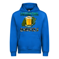 Cobalt drinking buddies with beer Urban Hoodie - HRA Design Shop