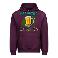Mauve Wine drinking buddies with beer Urban Hoodie - HRA Design Shop