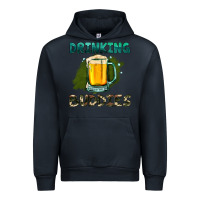 Navy drinking buddies with beer Urban Hoodie - HRA Design Shop