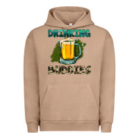 Pigment Burro drinking buddies with beer Urban Hoodie - HRA Design Shop