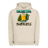 Pigment French Oak drinking buddies with beer Urban Hoodie - HRA Design Shop