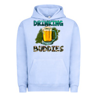 Pigment Grape Ice drinking buddies with beer Urban Hoodie - HRA Design Shop