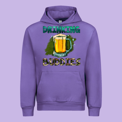 Drinking Buddies With Beer Urban Hoodie Designed By Hra Design Shop