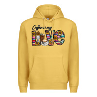 Antique Gold coffee İs mt love Premium Hoodie - CowhideDigitalArt
