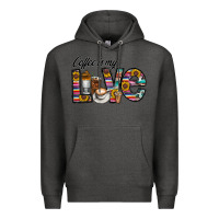 Charcoal Heather coffee İs mt love Premium Hoodie - CowhideDigitalArt