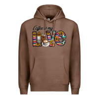 Chestnut coffee İs mt love Premium Hoodie - CowhideDigitalArt
