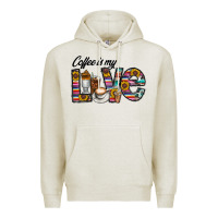 Oatmeal Heather coffee İs mt love Premium Hoodie - CowhideDigitalArt