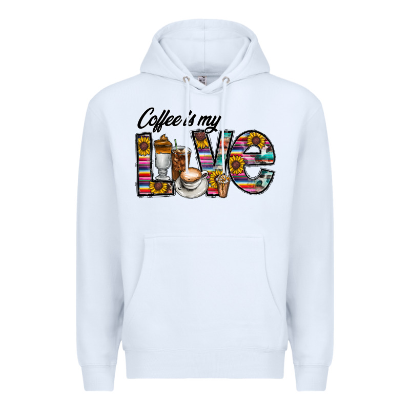 Coffee İs Mt Love Premium Hoodie by CowhideDigitalArt | Teevron