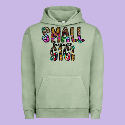 Small Business Gİgi Urban Hoodie Designed By Cowhidedigitalart