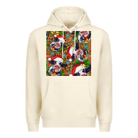 Sandshell christmas leopard cow Premium Hoodie - FaDigitalArtStudio