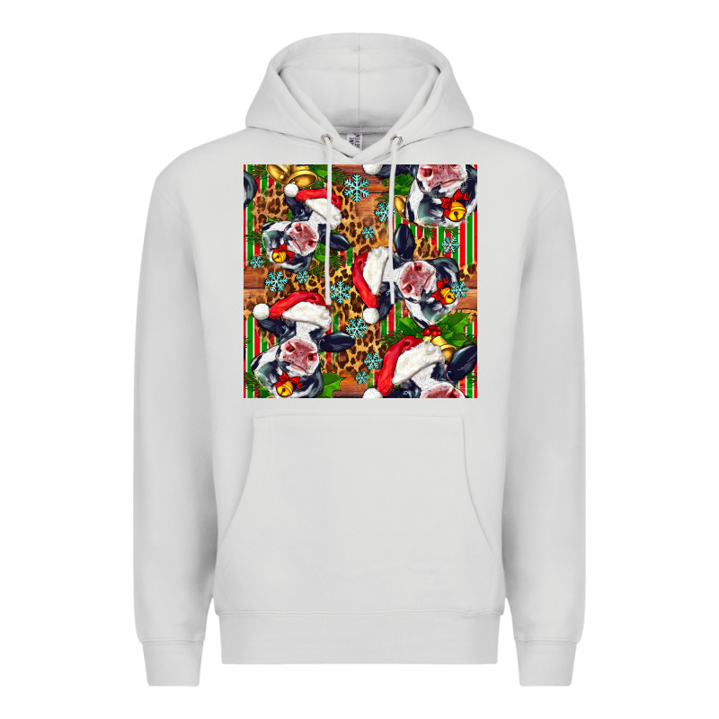Christmas Leopard Cow Premium Hoodie by FaDigitalArtStudio | Teevron