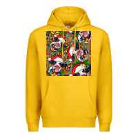 Lemon christmas leopard cow Premium Hoodie - FaDigitalArtStudio