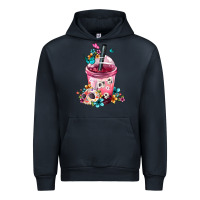 Navy mexican day of the dead skulls coffee cup Urban Hoodie - FaDigitalArtStudio