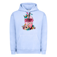 Pigment Grape Ice mexican day of the dead skulls coffee cup Urban Hoodie - FaDigitalArtStudio