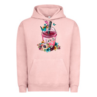 Pigment Salmon mexican day of the dead skulls coffee cup Urban Hoodie - FaDigitalArtStudio