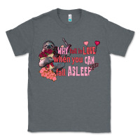 Charcoal Heather sloth why fall in love when you can fall asleep Classic Tee - FaDigitalArtStudio