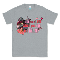 Heather Grey sloth why fall in love when you can fall asleep Classic Tee - FaDigitalArtStudio