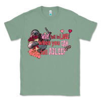Sage sloth why fall in love when you can fall asleep Classic Tee - FaDigitalArtStudio