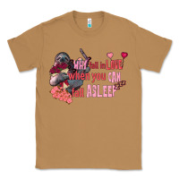 Toasted Coconut sloth why fall in love when you can fall asleep Classic Tee - FaDigitalArtStudio