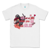 White sloth why fall in love when you can fall asleep Classic Tee - FaDigitalArtStudio
