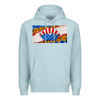 Blue Mist usa life license plate Premium Hoodie - HRA Design Shop