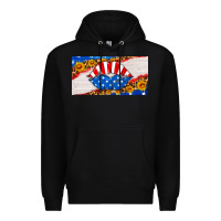 Black usa life license plate Premium Hoodie - HRA Design Shop