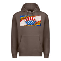 Coffee usa life license plate Premium Hoodie - HRA Design Shop
