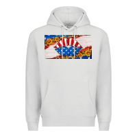 Dove Grey usa life license plate Premium Hoodie - HRA Design Shop